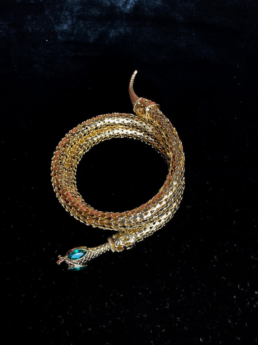 Pulsera envolvente elástica serpiente