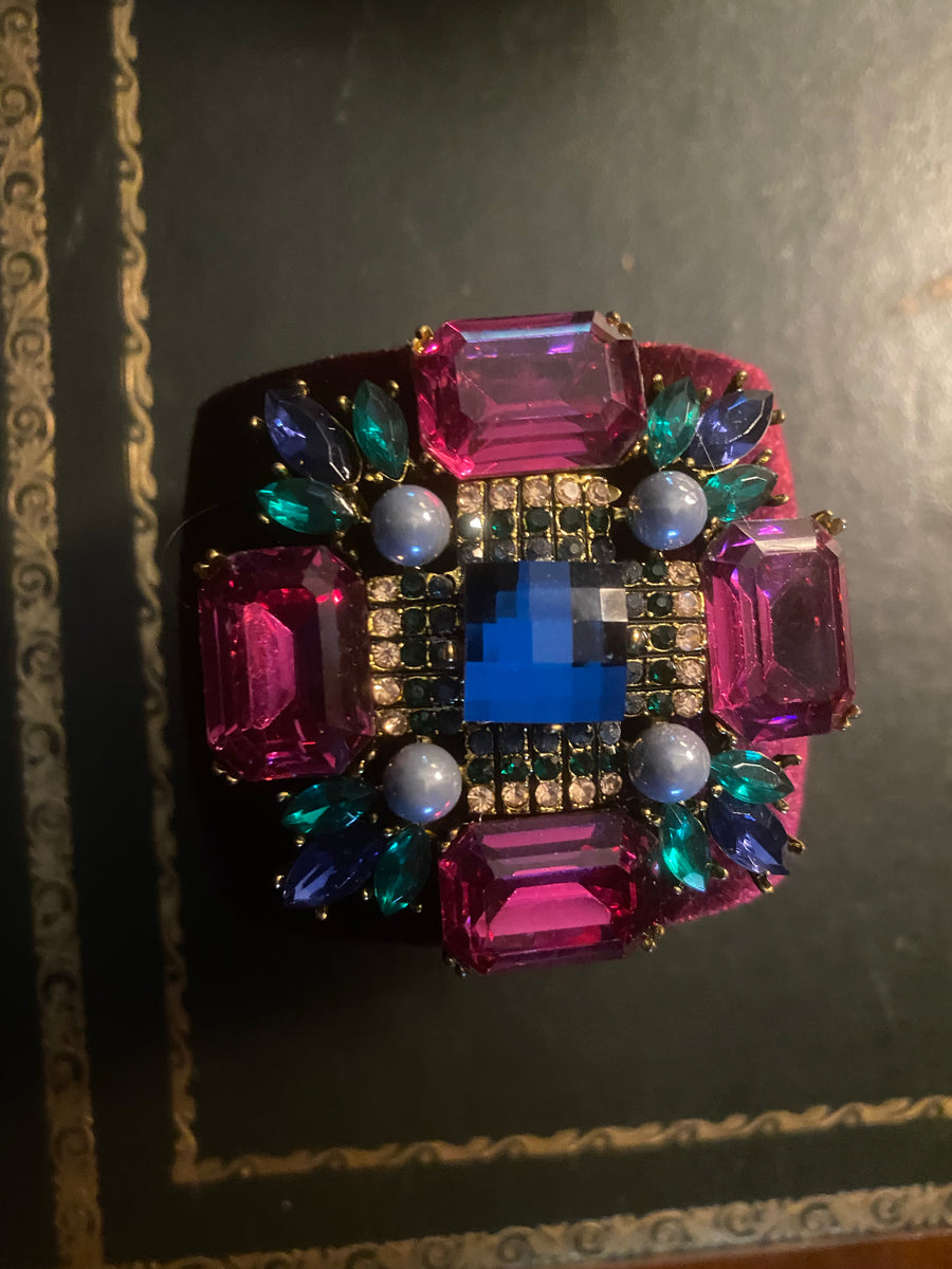 Brazalete barroco terciopelo