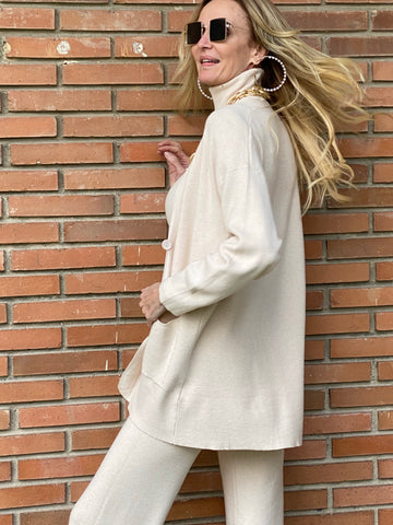 Knitted three-piece set