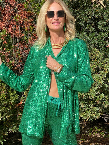 Lined sequin set