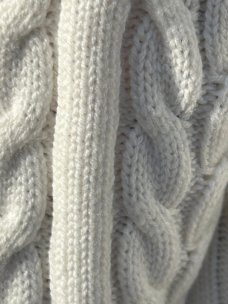 Short cotton knit jacket