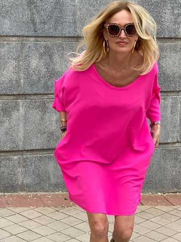 Vestido LYDIA, oversize con bolsillos