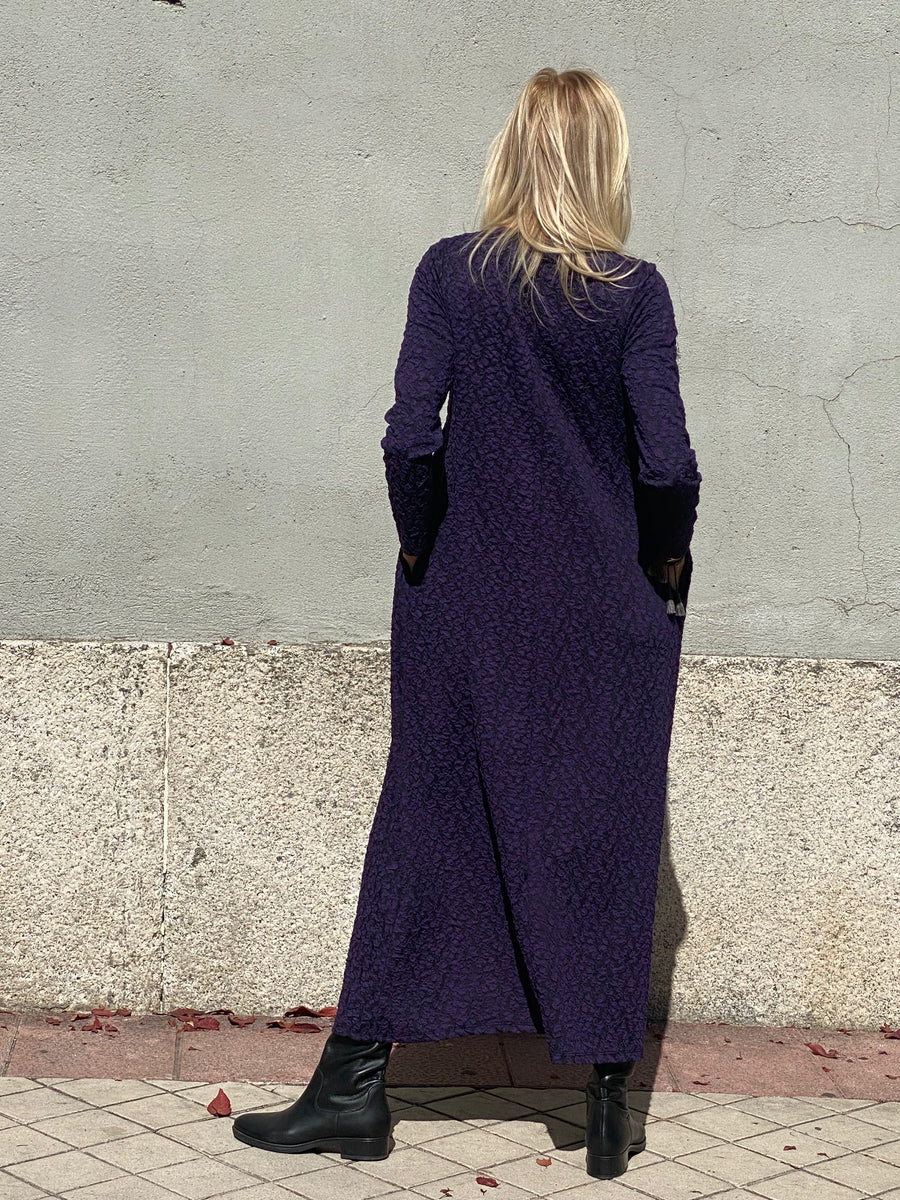 Vestido largo TESS escote en uve
