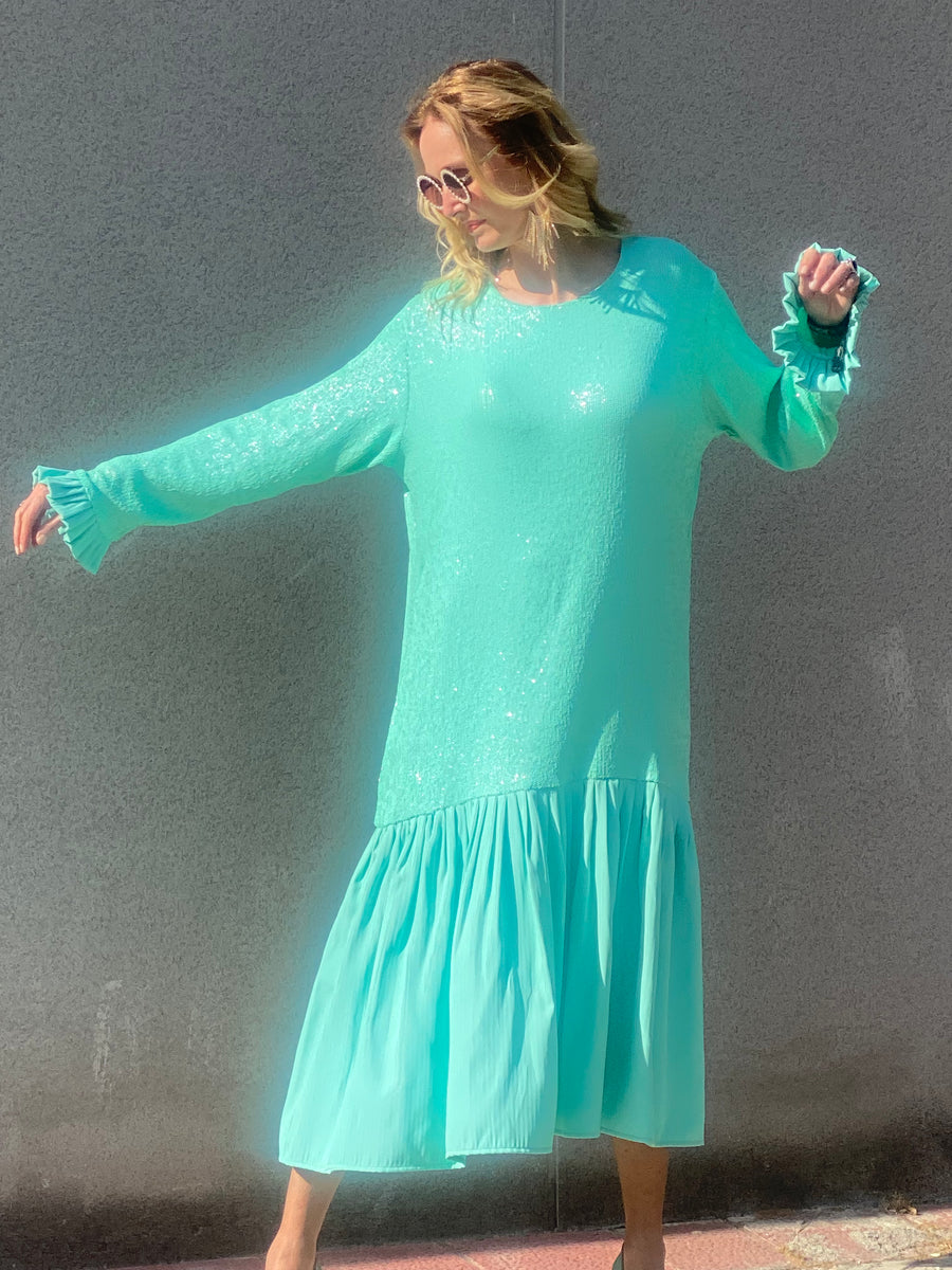 Vestido LULÚ de lentejuelas mini elásticas EDICIÓN LIMITADA EXCLUSIVO THANNAC