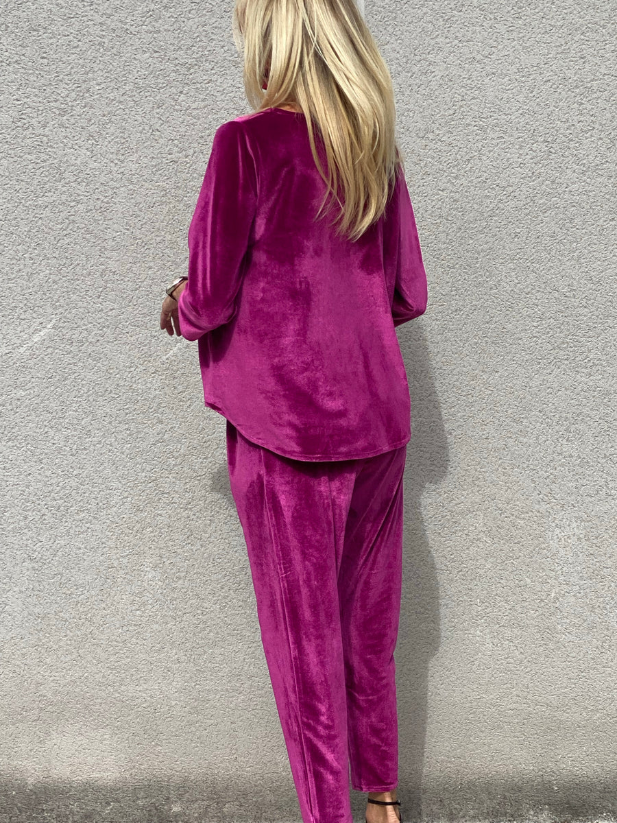 COZY EXCLUSIVE set of velvet pants