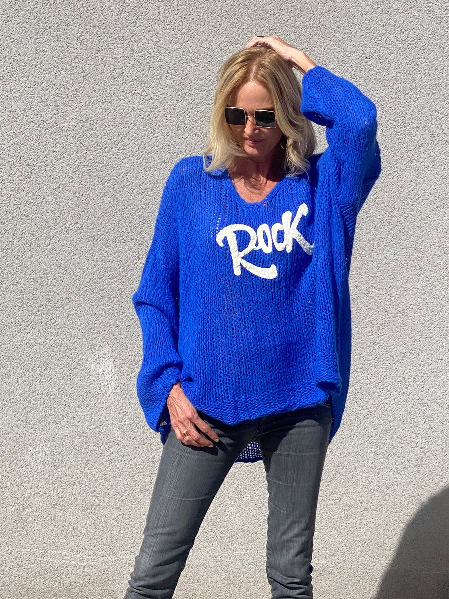 ROCK jumper in soft knit