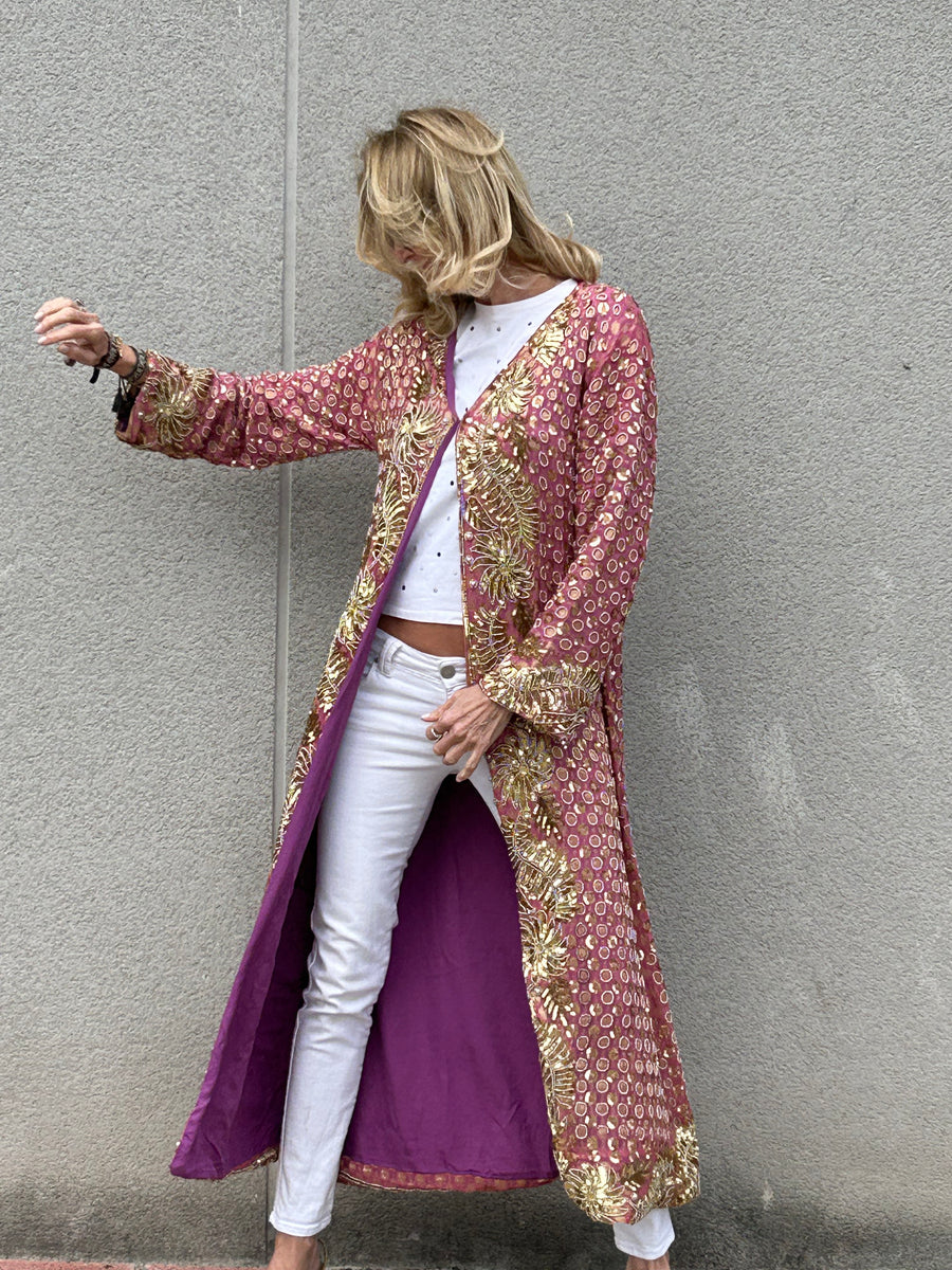 LIMITED EDITION silk and sequin jewel kurta