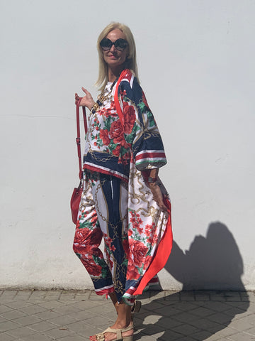 Kimono NEW YORK STARS LIMITED EDITION The Thannac Silk Collection 